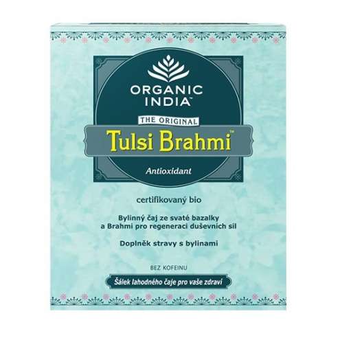 Organic India Čaj Tulsi Brahmi BIO OI 50 g